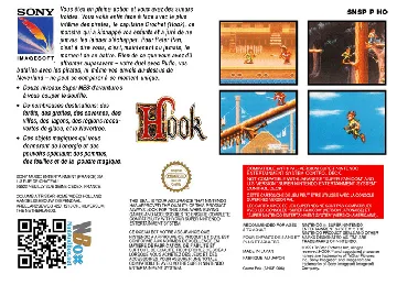 Hook (Europe) box cover back